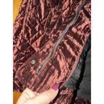 Free People  Jacket Womens Small Purple Quilted Velvet Longline Coat OB435754 Photo 6