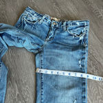 Paige Hollywood Hills Jeans Womens 28 Classic Rise Bootcut Distressed Blue Photo 8