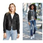 Madewell Washed Leather Moto Jacket Size XS Photo 12