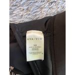 Ava & Viv  Halter Swim Top Womens 16 Bikini Black‎ White Tribal Padded Photo 2