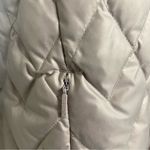 Athleta  Responsible Down Gray Jacket Pebble Puffer Quilted Coat Size Small Photo 6