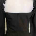 NWT Black NAIA Rhia Cotton Puffy Sleeve Mini Dress Size L Size L Photo 6