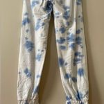 Z by Zella Lotus Tie Dye Joggers Active Lounge Pants Blue White Size S Photo 7
