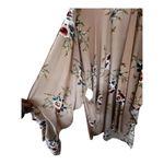 None Floral Kimono Cardigan Photo 2