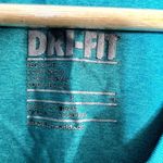 Nike Teal Dri Fit V-Neck Tee Photo 6