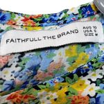 Faithfull the Brand  Jeanette Mini Dress Vionett Floral Women’s Size Medium Photo 12