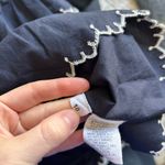 Ulla Johnson  Ella Skirt Navy Embroidered Layered Tiered Scalloped Edge Photo 5