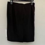 Giorgio Armani Collezioni Vintage Pencil Skirt Charcoal Gray Light Wool 10 Photo 3