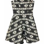 Sam Edelman Black & White Fit & Flare Skater Holiday Dress 2 Photo 5