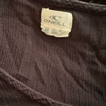 O'Neill O’Neill Black Crochet Coverup Mini Dress Beachy Boho Viscose Sheer Vacation Photo 4