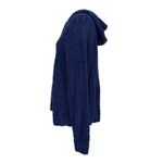 Torrid Blue Knit Hoodie Cotton Sweater Relaxed Fit Women's Size 1X Casual Winter Photo 1