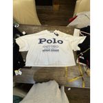 Ralph Lauren Polo  Women's Logo Cropped Top Boxy Sweatshirt White Size 2XL Photo 2