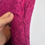 Moulinette Soeurs Anthropologie Carmindy Dress Pink Burgundy Lace Photo 9