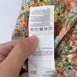 Rip Curl Floral Y2K Milkmaid Crop Top Sz S Cottage Boho Indie Fall Smock Festival Photo 7