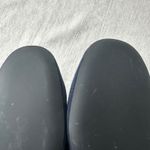 Everlane  NWOB The Day Heel Suede Block Heel Pumps‎ Navy Blue Shoes 5.5 Photo 3