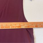 Quince  Silk Tank Womens Medium Burgundy Red Sleeveless V-neck Shell Office Work Photo 2