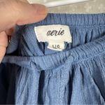 Aerie ‎ Blue Tiered Pull On Maxi Skirt Photo 1