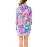 Lilly Pulitzer  Emerald Beach Cover-up Tunic Dress Pink I’m So Jelly Small Photo 3