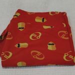 LuLaRoe  DISNEY Incredibles Mr. Incredible Red Leggings Size TC2 18+ EUC #6446 Photo 4