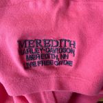 Harley Davidson Harley-Davidson Tee Coral Crew Neck Black Metallic Logo Top Sz M EUC Meredith NH Photo 7