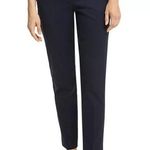 Michael Kors Collection Stretch Cotton Twill Sam Pants in Midnight, NWT, Size 14 Blue Photo 0