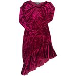 Lulus Lulu’s Gonna Be Alright Burgundy Velvet Dress Photo 2