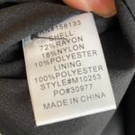 Staccato Black & White Turtleneck Long Sleeve Blouse Photo 3