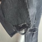 Abercrombie & Fitch Ankle Straight Ultra High Rise Distressed Jeans Black 12 Photo 4