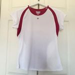 Pearl Izumi Red and White Cycling Shirt Activewear Dri-Fit Top Size Medium Photo 1