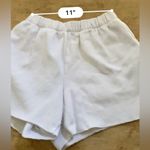 Aerie  Women’s Sz S White Fleece-Of-Mind High Waisted Shorts‎ Photo 11