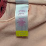 No Boundaries  Pink Floral Ruffle Bandeau Swim Sports Bra Bikini Top L Large Photo 5