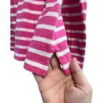 Ralph Lauren Sport Long Sleeve Crew Neck Blouse Pink White Size Medium Photo 3