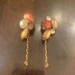 2 Rhinestone Bobby Pins hair clips Pink Photo 0