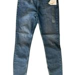 Free Assembly Size 8 Jeans The High Rise Skinny Blue Denim Organic Cotton Womens Photo 2