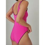 Lucky Brand  Spring Romantic Shell Stitch One-Piece EB1823 Womens Size S NWT Photo 2