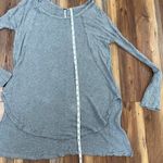 Free People  gray thermal long sleeve top sz M Photo 4