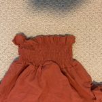 SheIn XS Size 2 Women's Teen Girl Burnt Orange Top Photo 4