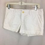 Lilly Pulitzer White Walsh Crochet Eyelet Lace Shorts 2 Photo 4