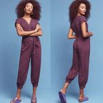 Maeve Anthropologie  Karsten Harem belted jumpsuit short sleeve Photo 8