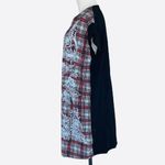 ZARA NWT  Tweed Plaid Embroidered Sheath Dress Photo 9