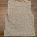 Abercrombie & Fitch  Bubble Knit Tank Top Women’s Large Brown Photo 2