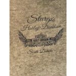 Harley Davidson Motorcycles Eagle Graphic Tank Top Women's L Brown Distressed Size L Photo 4