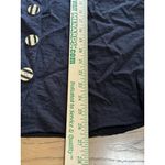 John Mark  Button Down Short Sleeve Womens Shirt Size Small Black City‎ Classic Photo 3