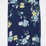 a.n.a  Floral Navy Maxi Skirt Size Large Long Boho Floral Skirt Photo 2