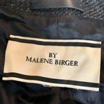 By Malene Birger Tweed Blazer Black Jacket Chic Metallic Gold Flecks Zip Front 8 Photo 12