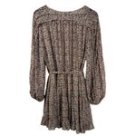 O.P.T Tuckernuck Floral Boho Ruffle Long Sleeve Mini Dress Tie Waist Medium Boho Yellow Photo 12