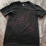 Air Jordan Jordan Black Jumpman Outline Tee Photo 0