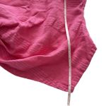 Free People Fuchsia Strapless Crop Top Women's Size M Cotton  Boho Chic Y2K Photo 4