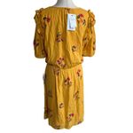 DR2 by Daniel Rainn Yellow Coquette Floral Dress Tie Photo 10