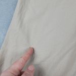 kiss & cry  Linen Blend Pants Beige Crochet Elastic Waist Size L Large Photo 11